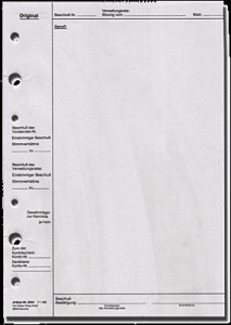 Verwaltungsrats-Sitzung 2-fach - DIN A4