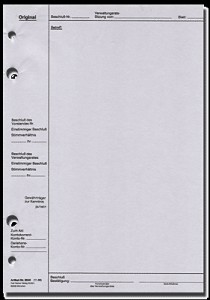 Verwaltungsrats-Sitzung 3-fach - DIN A4