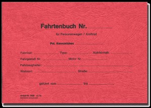 Fahrtenbuch, detailliert für Behörden und Unternehmen