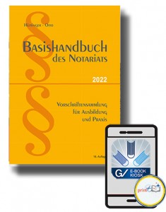E-Book - Basishandbuch des Notariats 2022