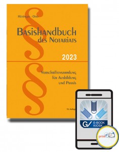 E-Book - Basishandbuch des Notariats 2023