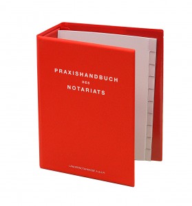 Leerordner 85 mm Praxishandbuch des Notariats