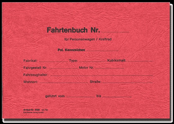 Fahrtenbuch online bestellen >> büroshop24