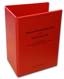 Leerordner 125 mm Praxishandbuch des Notariats