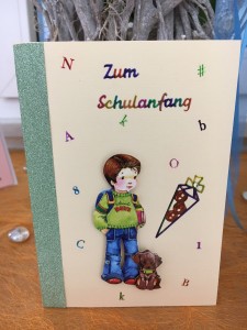 Zum Schulanfang Junge