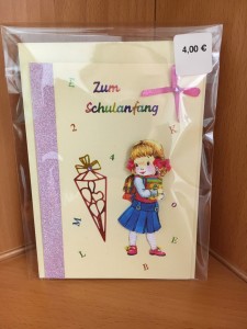 Zum Schulanfang Mädchen