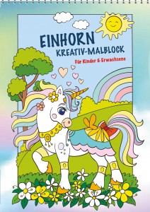 DER EINHORN KREATIV-MALBLOCK